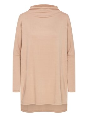 Esotiq Esotiq Bluza 42216 Beżowy Regular Fit