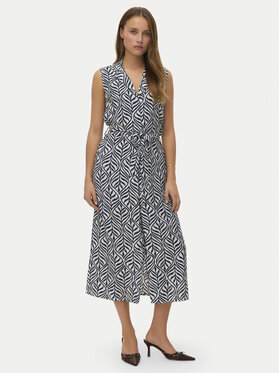 Vero Moda Vero Moda Sukienka koszulowa Josie 10341594 Granatowy Regular Fit
