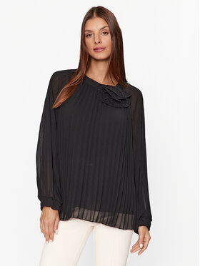 Dixie Dixie Bluse C319Z019A Schwarz Regular Fit