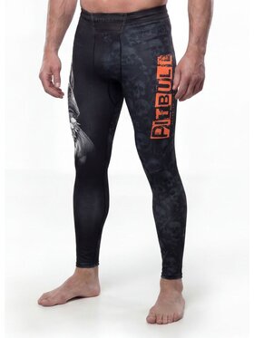 PITBULL PITBULL Legginsy BLACKY Czarny Regular Fit