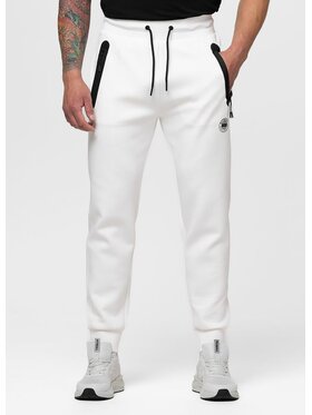 PITBULL PITBULL Spodnie dresowe DOGWOOD Biały Regular Fit