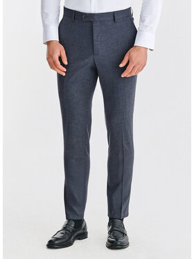 Pako Lorente Pako Lorente Spodnie garniturowe P25WF-6G-007 Granatowy Slim Fit