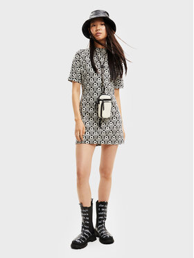 Desigual Desigual Trikotāžas kleita Karen 22WWVK72 Bēšs Regular Fit