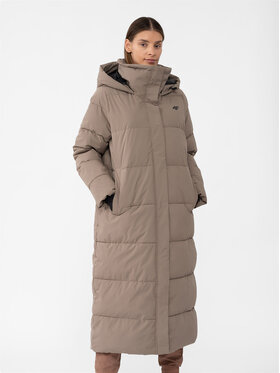 4F 4F Daunenjacke 4FAW23TDJAF237 Braun Regular Fit