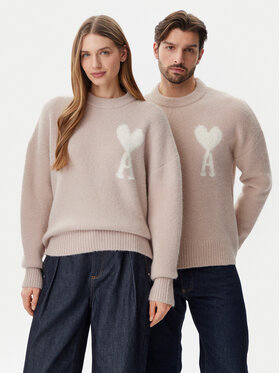 AMI PARIS AMI PARIS Pullover UKS025.KN0032 Rosa Regular Fit