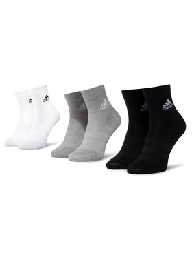 adidas adidas Sada 3 párů vysokých ponožek unisex Ligth Crew 3Pp DZ9392 Černá