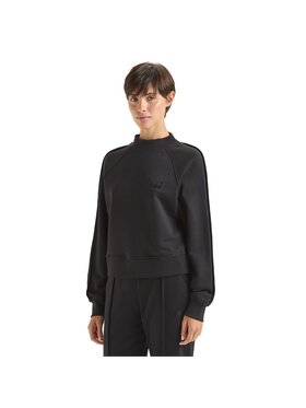 Diadora Diadora Bluza L. SWEATSHIRT CREW ATHL. LOGO Czarny Basic Fit