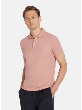 Pako Lorente Pako Lorente Polo P25WF-TX-004 Różowy Classic Fit