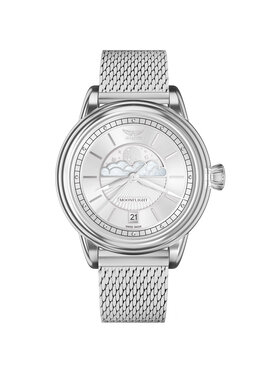 Aviator Aviator Zegarek V.1.33.0.250.5 Srebrny