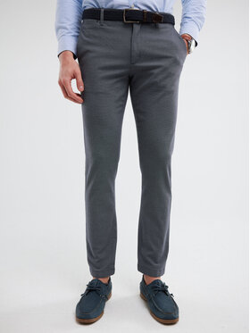 BIG STAR BIG STAR Chinosy ERHATI_402_350 Niebieski Chino Fit