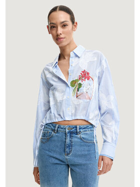 Desigual Desigual Πουκάμισο CAM_PARKER Μπλε Casual Fit