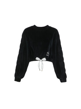 Sandra Stachura Luxury Design Sandra Stachura Luxury Design Bluza Welurowa bluza Czarny Relaxed Fit