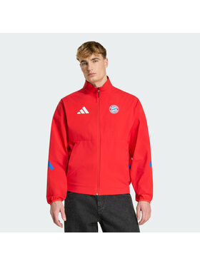 adidas adidas Kurtka wielofunkcyjna FC Bayern Z.N.E. Anthem Jacket Czerwony Loose Fit