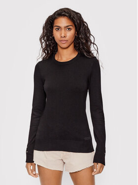 Guess Guess Sweter Elinor W2YR30 Z2V62 Czarny Regular Fit