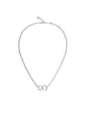 Guess Guess Náhrdelník JUBN04 616JW Strieborná
