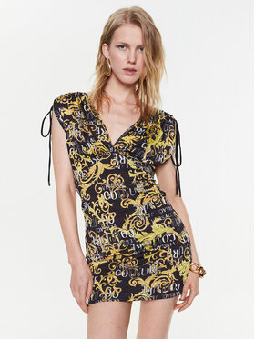 Versace Jeans Couture Versace Jeans Couture Ежедневна рокля 74HAO921 Черен Slim Fit