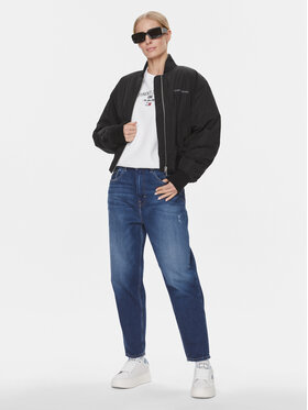 Tommy Jeans Bomber Jakna Classics DW0DW17240 Črna Regular Fit