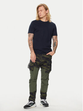 G-Star Raw Hlače Iz Tkanine 3D Cargo 2.0 D24308-D386-G393 Zelena Tapered Fit