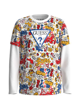 Magliette guess ragazzo sale