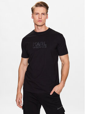 KARL LAGERFELD KARL LAGERFELD T-Shirt 755060 532241 Czarny Regular Fit