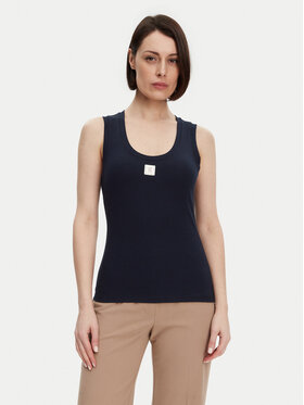 Fracomina Fracomina Top FP25ST2001J40101 Dunkelblau Slim Fit