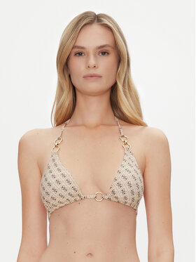 Guess Guess Vrchní část bikin E5GJ36 KCRL2 Béžová