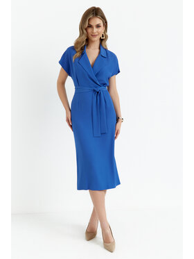 Stylove Stylove Koktejlové šaty S363 Modrá Premium Fit