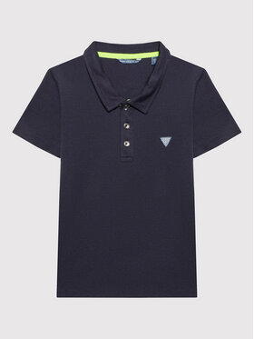 Guess Guess Polo L2GP02 KAPY0 Tumši zils Regular Fit