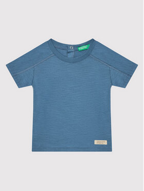 United Colors Of Benetton United Colors Of Benetton Tricou 3MM5G102P Albastru Regular Fit
