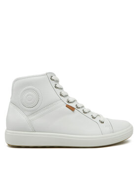 ECCO ECCO Sneakersy Soft 7 Ladies 430023 01007 Biały