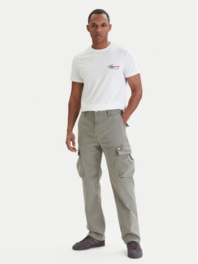 Tommy Jeans Tommy Jeans T-Shirt DM0DM22538 Weiß Slim Fit