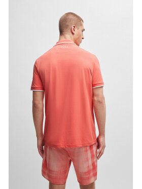 BOSS Boss Polo 50512789-646 Czerwony Slim Fit