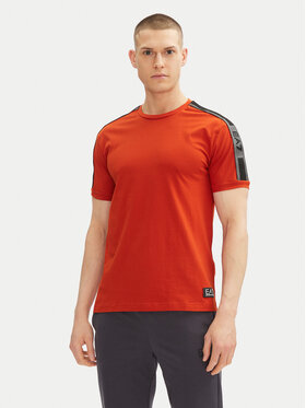 EA7 Emporio Armani EA7 Emporio Armani T-Shirt 7M000138 AF10375 U3012 Pomarańczowy Regular Fit