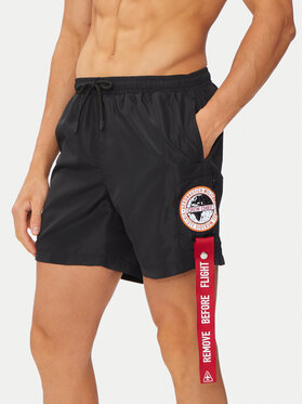 Aeronautica Militare Aeronautica Militare Plaukimo šortai 241BW219CT2967 Juoda Regular Fit