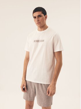Henderson Henderson Piżama 43176 Biały Regular Fit
