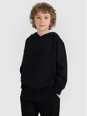 4F 4F Bluza BASIC+ Czarny Oversize