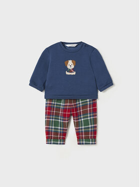 Mayoral Mayoral Completo felpa e pantaloni di tessuto 2.522 Blu scuro Regular Fit