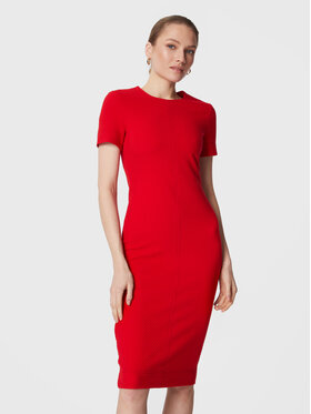Boss Boss Kasdieninė suknelė Dixetta 50477643 Raudona Slim Fit