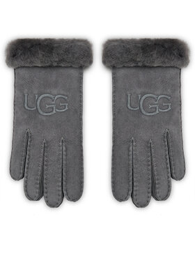 Ugg Ugg Дамски ръкавици W Sheepskin Embroider Glove 20931 Сив