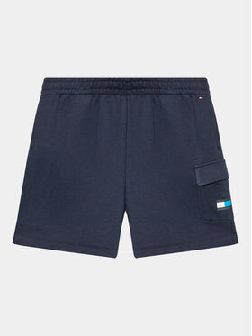 Tommy Hilfiger Tommy Hilfiger Športové kraťasy KB0KB08096 D Tmavomodrá Regular Fit