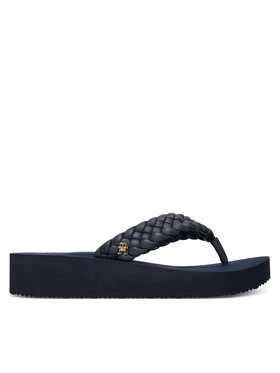 Tommy Hilfiger Tommy Hilfiger Japonke Th Wedge Cornrow Beach Sandal FW0FW09037 Mornarsko modra
