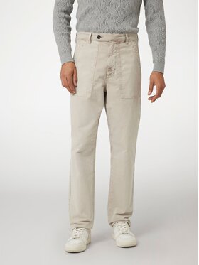 Guess Guess Spodnie materiałowe 168847 Beżowy Regular Fit