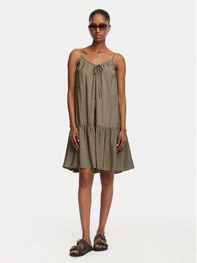 ONLY ONLY Vasarinė suknelė Misara 15373962 Tamsiai žalia Regular Fit