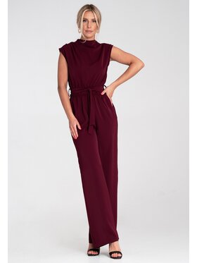 FIGL FIGL Kombinezon M1196 Bordowy Regular Fit