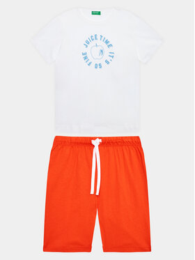 United Colors Of Benetton United Colors Of Benetton Set majica i hlače 3096GK00B Šarena Regular Fit