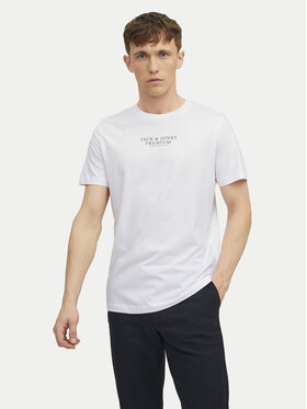 Jack & Jones Jack & Jones Tricou Archie 12217167 Alb Regular Fit