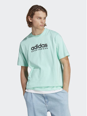 adidas adidas T-Shirt All SZN Graphic T-Shirt IC9814 Zielony Loose Fit
