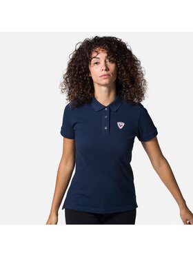 Rossignol Rossignol Polo Logo Granatowy Standard Fit