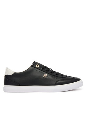 Tommy Hilfiger Tommy Hilfiger Sneakersy Th Chic Low Profile Vulc FW0FW09104 Czarny
