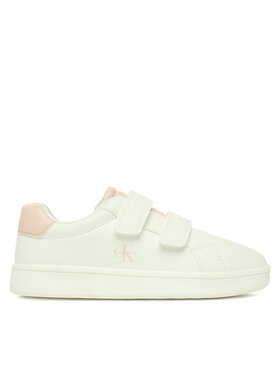 Calvin Klein Calvin Klein Сникърси Velcro V1A9-83206-1355A708 S Бял